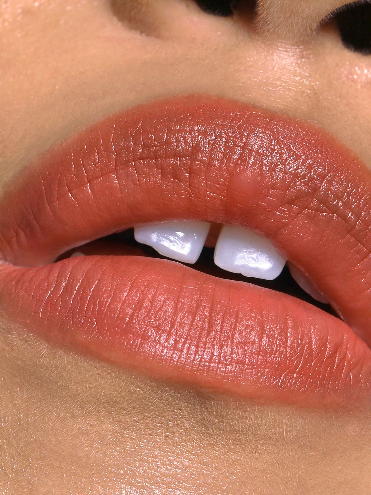 REFY LIP BLUSH IN SHADE CINNAMON CLOSE UP LIP
