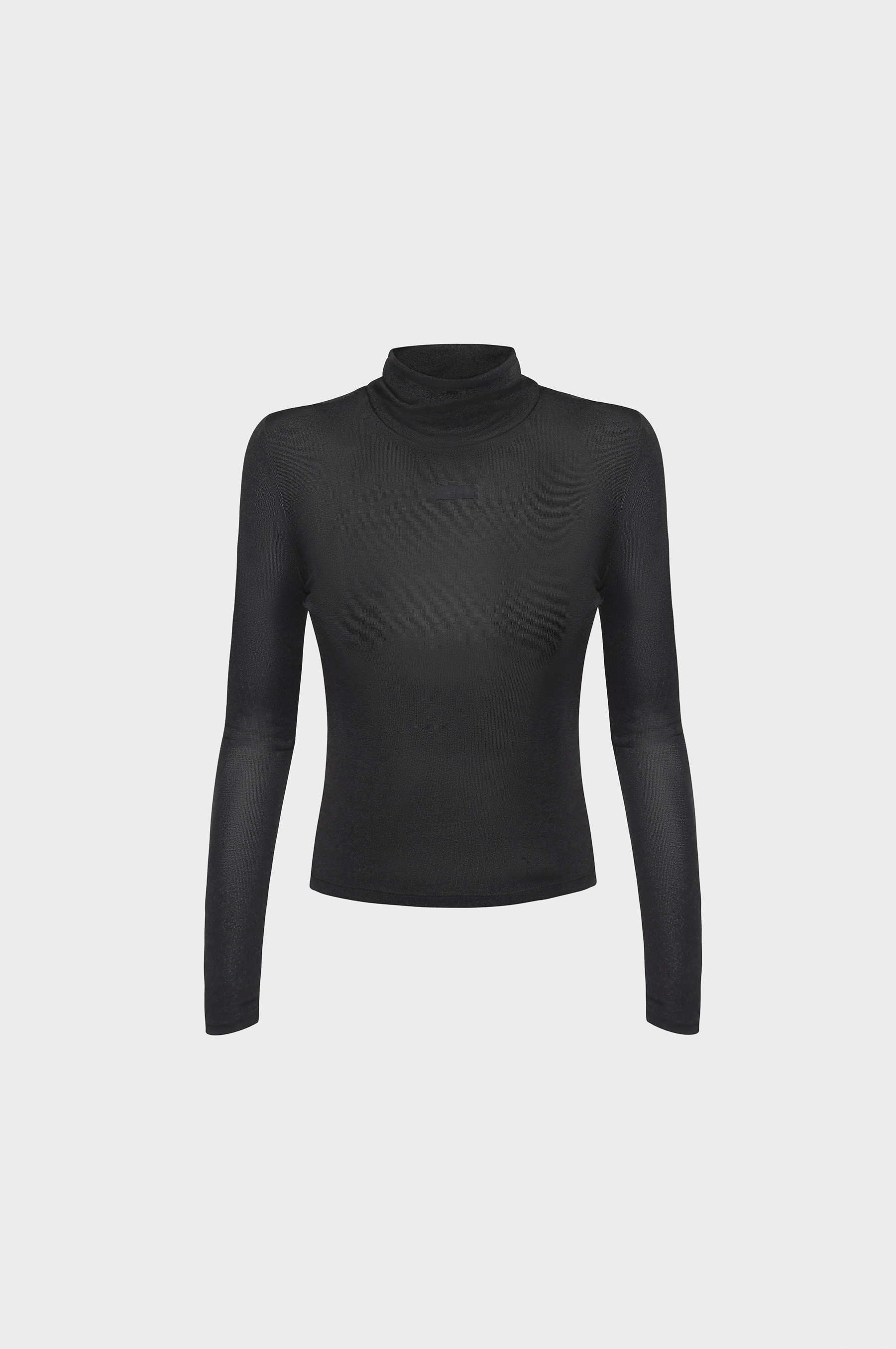 REFY KNITTED ROLL NECK IN BLACK