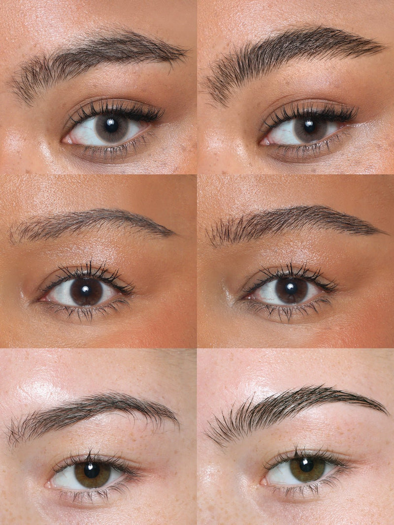 REFY Brow Tint in Deep Brown on Models Before and After